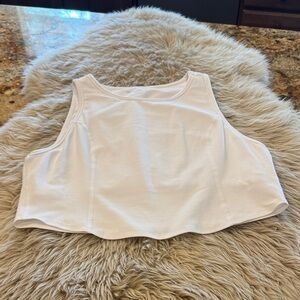 Beyond Yoga tank top. Size XL built in shelf bra. White color. Like new!